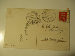 ESTONIA 1928 LEHTSE TO KADRINA , 5-4 - Estonie