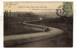 Cpa N° 8 Circuit D'Auvergne Coupe Gordon Bennett 1965 Virage Entre La Gare De Laqueuille Et Ganote - Other & Unclassified