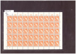 FEUILLE COMPLETE No 204y  EN PARFAIT ETAT - COTE: 100.- - Blocks & Sheetlets & Panes