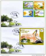 FDC Vietnam Viet Nam Covers 2013 : Bird / Birds In Xuan Thuy National Park (Ms1036) - Vietnam