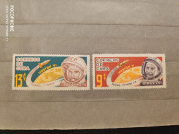 1964	Cuba	Space (F92) - Unused Stamps