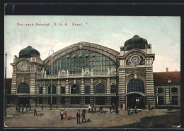 AK Basel, Der Neue Bahnhof  - Bâle