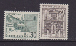 CZECHOSLOVAKIA  - 1965 Prague Castle Set Never Hinged Mint - Unused Stamps