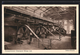 CPA Lüderitzbucht, Consolidated Diamond Mines Ltd., Vue Intérieure Der Central-Wäsche  - Namibie