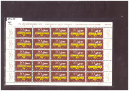 FEUILLE COMPLETE No 293  EN PARFAIT ETAT - CENTENAIRE DES POSTES FEDERALES 1849-1949 - COTE: 50.- - Blocs & Feuillets