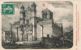 FRANCE - Vetheuil - Façade Occidentale De L'église De Vetheuil - Oeuvre De Jean Grappin - Carte Postale Ancienne - Vetheuil