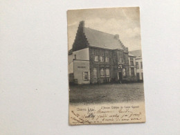 Carte Postale Ancienne (1901) Chièvres L’Ancien Château Du Comte Egmont - Chièvres