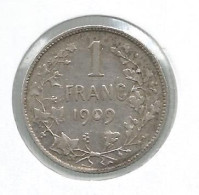 LEOPOLD II * 1 Frank 1904 Vlaams  Met Punt * Z.Fraai / Prachtig * Nr 12869 - 1 Franc