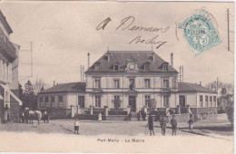 78 - PORT -MARLY LA MAIRIE - MARECHAL FERRAND A GAUCHE ? + AU DOS CACHET T TAXE BARRE - BOITE A - Sonstige & Ohne Zuordnung