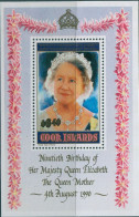 Cook Islands 1990 SG1247 Queen Mother 90th Birthday MS MNH - Cook