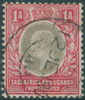 Kenya Uganda And Tanganyika 1903 SG2 1a Grey And Red KEVII FU (amd) - Kenya, Uganda & Tanganyika