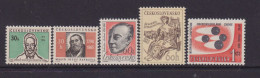 CZECHOSLOVAKIA  - 1965 Anniversaries Set Never Hinged Mint - Nuevos