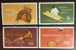 Kenya Uganda Tanzania 1970 Musical Instruments MNH - Kenya, Oeganda & Tanzania