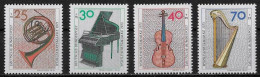 ALLEMAGNE - INSTRUMENTS DE MUSIQUE - N° 631 A 634 - NEUF** MNH - Música