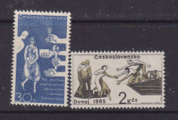 CZECHOSLOVAKIA  - 1965 Flood Relief Set Never Hinged Mint - Unused Stamps