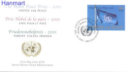 UNO New York 2001 Mi 888 FDC  (FDC ZS1 UNN888) - Premio Nobel