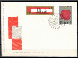 Poland 1965 Mi 1580-1581 Fi 1431-1432 FDC  (FDC ZE4 PLD1580-1581) - Briefmarken