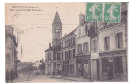 91 - MENNECY -  RUE DE LA CROIX BOISSEE - CAFE TABAC  EPICERIE AUX PRODUITS FRANÇAIS - Mennecy