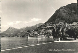 12046168 Buochs Uferpromenade Vierwaldstaettersee Dampfer Alpen Buochs - Autres & Non Classés
