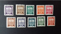 INDE  TAXE N°19/28 ** - Unused Stamps