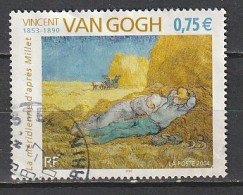 FRANCE Yvert N° 3690 Vincent VAN GOGH "La Méridienne" Oblitéré - Oblitérés