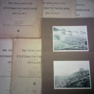 Die Schutzhütten Und Unterkunftshäuser In Den Ostalpen. 5 Lieferungen Von Sektion Wien Des Deutschen Und... - Non Classés