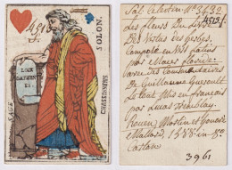 (Herz-Bube) - Jack Of Hearts / Valet De Coeur / Playing Card Carte A Jouer Spielkarte Cards Cartes - Oud Speelgoed