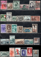 Italia 1951/1953 Lotto 29 Valori (vedi Descrizione) - 1946-60: Usados