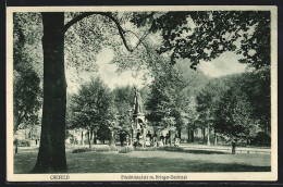 AK Crefeld, Friedrichplatz Mit Krieger-Denkmal  - Sonstige & Ohne Zuordnung