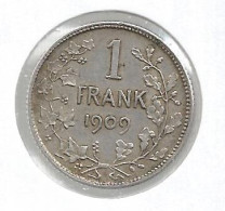 LEOPOLD II * 1 Frank 1909 Vlaams  Zonder Punt * Prachtig * Nr 12886 - 1 Franc