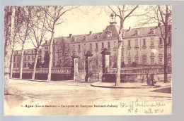 47 - AGEN - LE LYCÉE DE GARCONS BERNARD-PALISSY - ANIMÉE -  - Autres & Non Classés