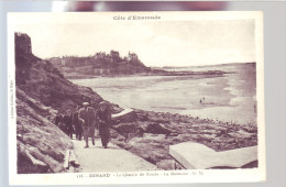 35 - DINARD - LE CHEMIN DE RONDE - LA MALOUINE - ANIMÉE -  - Dinard