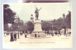 33 - BORDEAUX - STATUE DE VERCINGETORIX ET LES ALLÉES DAMOUR - COLORISÉE - ANIMÉE -  - Bordeaux