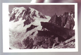 74 - CHAMONIX - CABANE DU COUVERCLE ET LE MONT-BLANC -  - Chamonix-Mont-Blanc