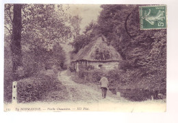 76 - EN NORMANDIE - VIEILLE CHAUMIERE - ANIMÉE -  - Sonstige & Ohne Zuordnung