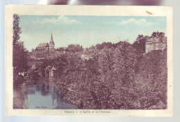 89 - TOUCY - L'ÉGLISE ET LE CHATEAU - COLORISÉE -  - Toucy