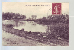 89 - SENS - PAYSAGE AU BORD DE L'YONNE - ANIMÉE -  - Sens