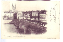 49 - ANGERS - LE GRAND PONT DU CENTRE - ANIMÉE -  - Angers