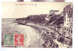 50 - GRANVILLE - LA PLAGE - ANIMÉE -  - Granville