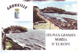 50 - GRANVILLE - LES PLUS GRANDES MARÉE D'EUROPE - MULTIVUES - ANIMÉE -  - Granville