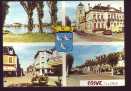 58 - COSNE-sur-LOIR - MULTIVUES DE LA VILLE - AUTOMOBILE -  - Cosne Cours Sur Loire