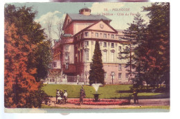 68 - MULHOUSE - LE THÉATRE - COTE DU PARC - ANIMÉE - COLORISÉE -  - Mulhouse