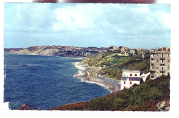 64 - GUETHARY - VUE GÉNÉRALE SUR LA PLAGE ET BIDART -  - Guethary