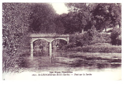 72 - SAINT-LEONARD-des-BOIS - PONT SUR LA SARTHÉ - ANIMÉE -  - Saint Leonard Des Bois