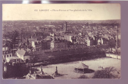 56 - LORIENT - PLACE D'ARMES ET VUE GÉNÉRALE DE LA VILLE - ANIMÉE -  - Lorient