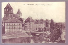 67 - STRASBOURG - L'ÉGLISE ET LE COLLÉGE SAINT-THOMAS -  - Strasbourg