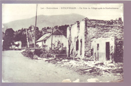 68 - GUERRE 14/18 - BISTCHWILLER - UN COIN DU VILLAGE APRES LE BOMBARDEMENT -  - Sonstige & Ohne Zuordnung