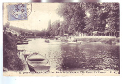 94 - JOINVILLE-le-PONT - LE PASSEUR -  LES BORDS DE MARNE ET L'ILE FANAC - ANIMÉE -  - Joinville Le Pont