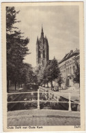 Delft : PEUGEOT 302 - Oude Delft Met Oude Kerk  - (Holland) - 1959 - Turismo