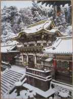 JAPAN YOMEIMON GATE NIKKO TOSHOGU SHRINE TEMPLE POSTCARD ANSICHTSKARTE PICTURE CARTOLINA PHOTO CARD CARTE POSTALE CARD - Andere & Zonder Classificatie